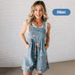 🌸New Fashion Hot Sale 50% Off🌸 Vintage Floral Printed Denim Jumpsuit