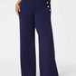 🔥Tummy Control Button Wide Leg Pant