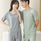 🎁Hot Sale 50% OFF🔥Soft Comfortable Ice Silk Short Sleeve 2-Piece Set