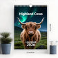 🐮2026 Highland Cattle-kalender📅