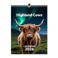 🐮2026 Highland Cattle-kalender📅