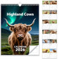 🐮2026 Highland Cattle-kalender📅