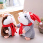 2024 Christmas Sale-Talking Hamster Plush Toy