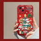 🎄Oferta especial de Navidad🔥Funda con espejo abatible y colgante de árbol de Navidad para iPhone🎅