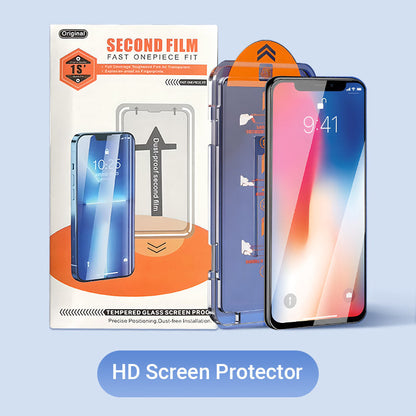 4K HD/Anti-Peeping Tempered Glass Screen Protector with Auto Dust-elimination Installation for Phone