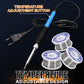 Adjustable Temperature Soldering Iron Wire Set