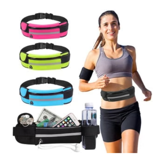 👟Running  Sports Jogging Portable Outdoor Phone Holder Waterproof Belt Bag