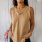🌞 Summer Hot Sale 54% OFF💝Women's Linen And Cotton Sleeveless T-shirt