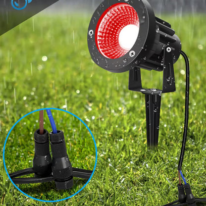 Water-Resistant Low-Voltage Wire Connector for Landscape Lights