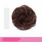 Elastic Straight Hair Bun Ring