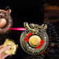 Embossed disk dragon rotating carousel gathering wealth and luck windproof lighter