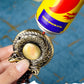 Embossed disk dragon rotating carousel gathering wealth and luck windproof lighter