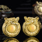Embossed disk dragon rotating carousel gathering wealth and luck windproof lighter
