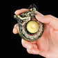 Embossed disk dragon rotating carousel gathering wealth and luck windproof lighter