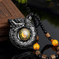 Embossed disk dragon rotating carousel gathering wealth and luck windproof lighter
