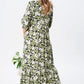 🔥Hot Sale 50% OFF🔥Women's Casual Floral Slim Half Sleeve Dresses