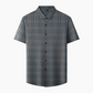 🔥50% OFF! Men's Classic Plaid Short Sleeve Shirt → Timeless Comfort & Easy Care