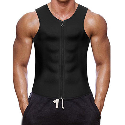 🔥Hot Sale 50% OFF💥Men's Workout Zipper Body Shaper Tank Top