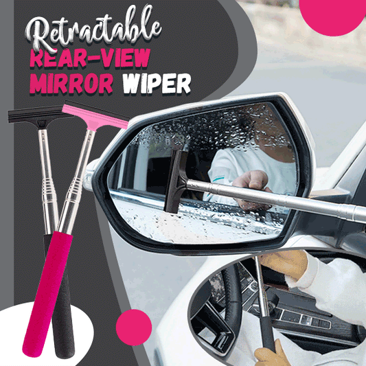 🔥Hot Sale🏆Retractable Rear-view Mirror Wiper