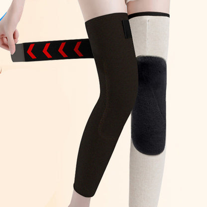 Winter Seamless Knee Warmers with Pockets