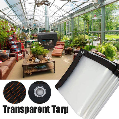 🌧️ Heavy-duty, transparent, waterproof, insulated tarpaulin ☔