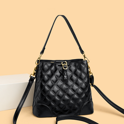 👜New Arrivals Hot Sale-Chic Elegant Quilted Bucket Bag for Women