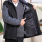 Storm-Resistant Men's Jacket with Detachable Hood