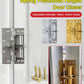 🔥 50% OFF NOW 🎉 4 Inch Automatic Spring Hinge – Self-Closing, Adjustable Tension & Easy Install for Doors 🔧🚪📦