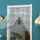Lace Short Door Curtain with Tassels