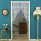 Lace Short Door Curtain with Tassels