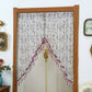 Lace Short Door Curtain with Tassels