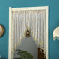 Lace Short Door Curtain with Tassels