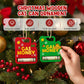 2PCS Christmas Wooden Gas Can Ornament