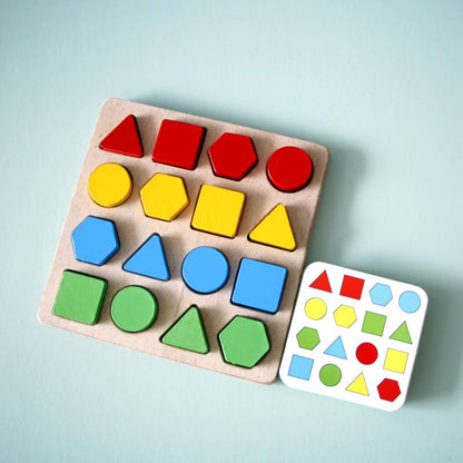 Educational Shape Matching Blocks for Kids