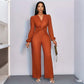 Women’s Fashion Solid Color Wide Leg Jumpsuit