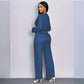 Women’s Fashion Solid Color Wide Leg Jumpsuit