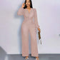 Women’s Fashion Solid Color Wide Leg Jumpsuit