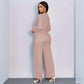 Women’s Fashion Solid Color Wide Leg Jumpsuit