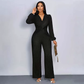 Women’s Fashion Solid Color Wide Leg Jumpsuit