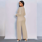 Women’s Fashion Solid Color Wide Leg Jumpsuit