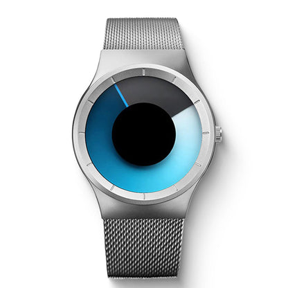 Men's Minimalist Handless Waterproof Quartz Watch