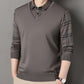 Men's Layered Style Long Sleeve Top