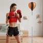 Adjustable Height Punching Bag with Stand