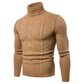 Men's Slim Fit Cable Knit Turtleneck Sweater