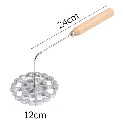 Aluminum Flower Frying Mold with Handle