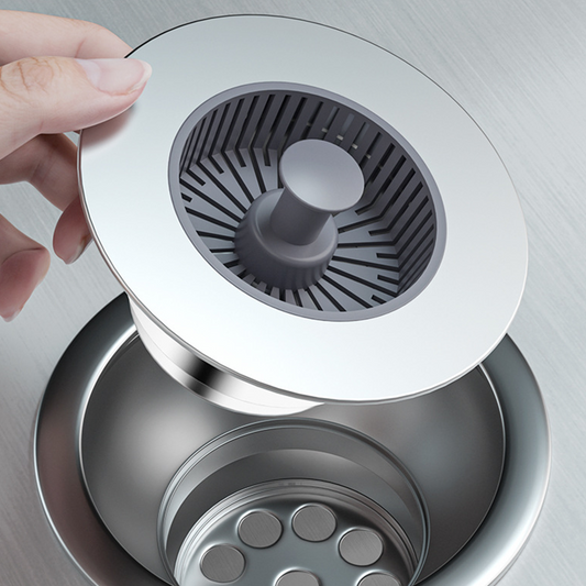🔥Buy 1 Get 1 Fee🔥Pop-Up Sink Drain Stopper with Strainer