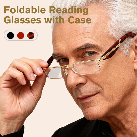 👓 50% OFF NOW! 🎉 Foldable Anti-Blue Light Glasses – Lightweight, Portable & Includes Case 📖📦