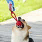 Dog Chew Rope Knot Toy With Handle