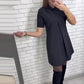 Women’s Elegant Collar Mini Dress